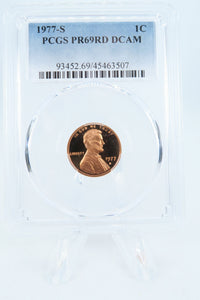 1977-S PCGS PR69DCAM Lincoln Memorial Cent Proof 1C