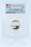 2014-S PCGS PR69DCAM Silver Great Sand Dunes NP Quarter Proof 25C