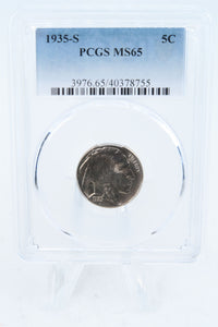 1935-S PCGS MS65 Buffalo Nickel Business Strike 5C