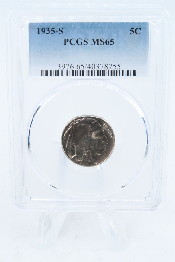 1935-S PCGS MS65 Buffalo Nickel Business Strike 5C
