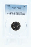 1955-P PCGS PR68 Jefferson Nickel Proof 5C