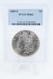 1889-S PCGS MS62 Morgan Dollar Business Strike