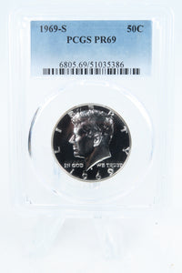 1969-S PCGS PR69 Kennedy Half Dollar Proof 50C