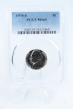 1970-S PCGS MS65 Jefferson Nickel Business Strike 5C