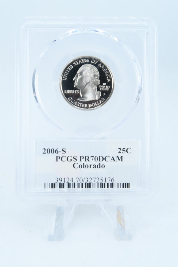 2006-S PCGS PR70DCAM Colorado State Quarter Proof 25C