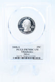 2008-S PCGS PR70DCAM Silver Oklahoma State Quarter Proof 25C