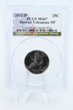 2012-D PCGS MS67 Hawaii Volcanoes NP Quarter Business Strike 25C