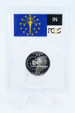 2002-S PCGS PR69DCAM Silver Indiana State Quarter Proof 25C