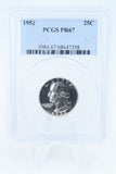 1952-P PCGS PR67 Washington Quarter Proof 25C