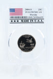 2004-S PCGS PR70DCAM Florida State Quarter Proof 25C