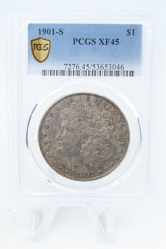1901-S PCGS XF45 Morgan Dollar Business Strike
