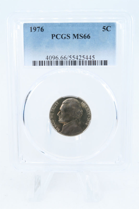 1976-P PCGS MS66 Jefferson Nickel Business Strike 5C *Super Toner*