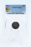 1886-P PCGS VF35 Liberty Seated Dime Business Strike 10C