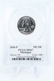 2004-P PCGS MS67 Michigan State Quarter Business Strike 25C