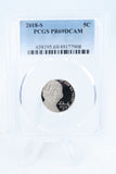 2018-S PCGS PR69DCAM Jefferson Nickel Proof 5C
