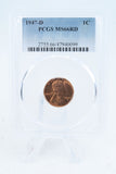 1947-D PCGS MS66RD Lincoln Wheat Cent Business Strike 1C