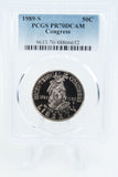 1989-S PCGS PR70DCAM Congress Modern Commemorative Half Dollar Proof 50C