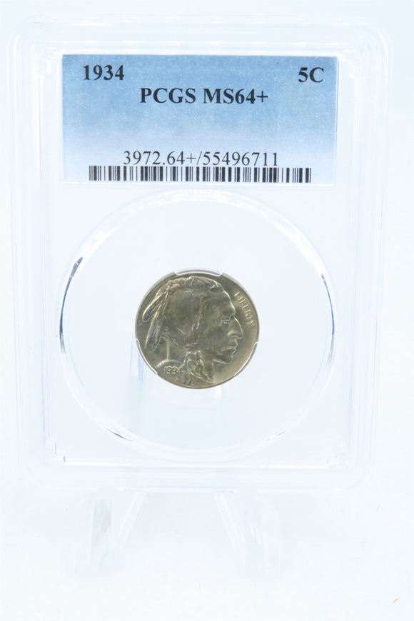 1934-P PCGS MS64+ Buffalo Nickel Business Strike 5C