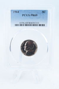 1964-P PCGS PR69 Jefferson Nickel Proof 5C