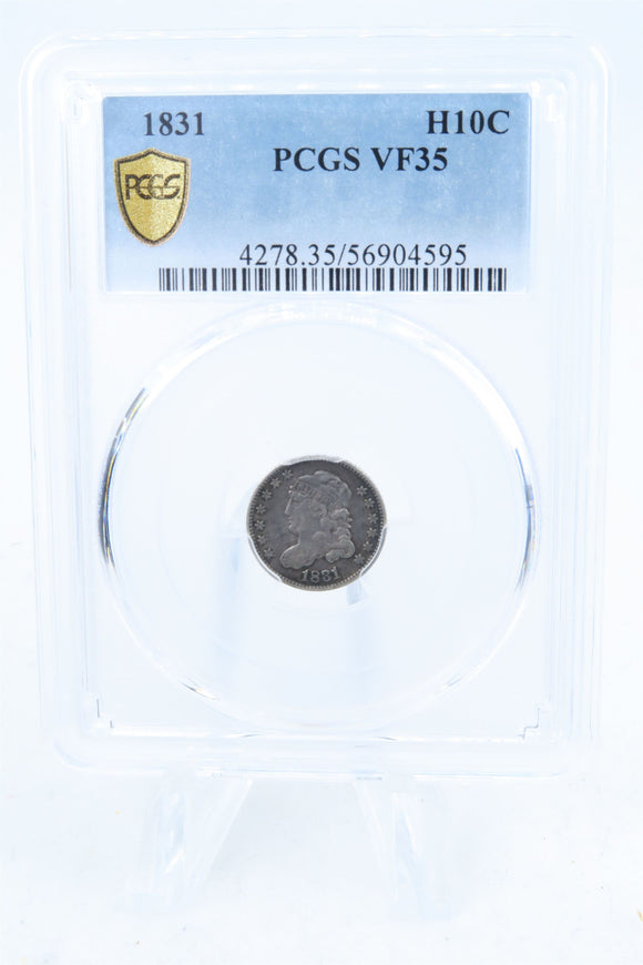 1831-P PCGS VF35 Capped Bust Half Dime Business Strike