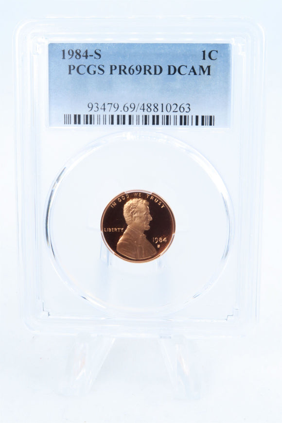 1984-S PCGS PR69DCAM Lincoln Memorial Cent Proof 1C