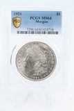 1921-P PCGS MS64 Morgan Dollar Business Strike