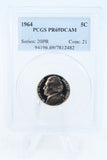 1964-P PCGS PR69DCAM Jefferson Nickel Proof 5C