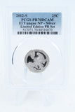 2012-S PCGS PR70DCAM Silver Limited Edition El Yunque NP Quarter Proof 25C