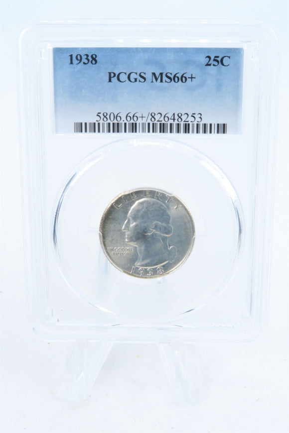 1938-P PCGS MS66+ Washington Quarter Business Strike 25C
