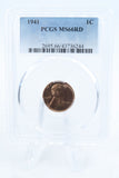 1941-P PCGS MS66RD Lincoln Wheat Cent Business Strike 1C