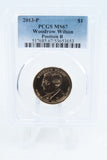 2013-P PCGS MS67 Woodrow Wilson Position B Presidential Dollar