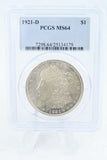 1921-D PCGS MS64 Morgan Dollar Business Strike