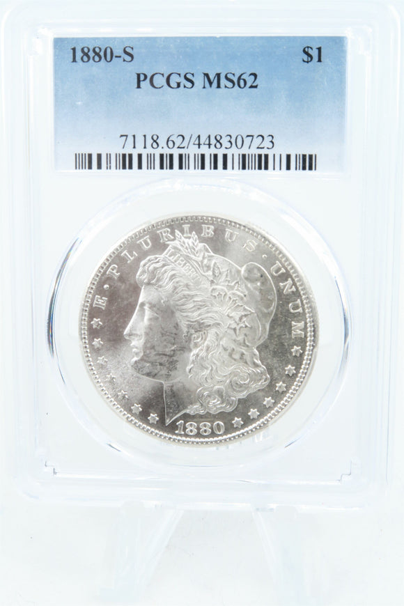 1880-S PCGS MS62 Morgan Dollar Business Strike