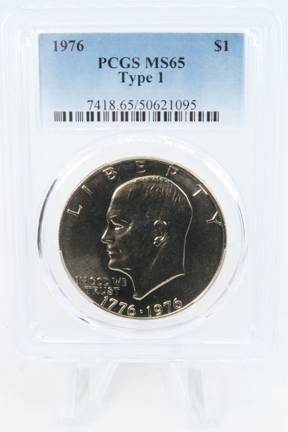 1976-P PCGS MS65 Type 1 Eisenhower Ike Dollar Business Strike