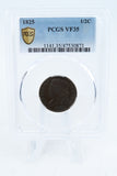 1825-P PCGS VF35BN Classic Head Half Cent Business Strike