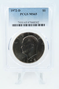 1972-D PCGS MS65 Eisenhower Ike Dollar Business Strike