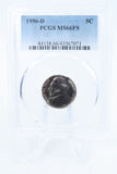 1996-D PCGS MS66FS Jefferson Nickel Full Steps Business Strike 5C
