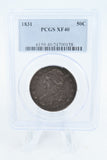 1831-P PCGS XF40 Capped Bust Half Dollar Business Strike 50C