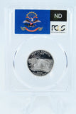 2006-S PCGS PR70DCAM Silver North Dakota State Quarter Proof 25C