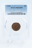 1903-P PCGS MS62BN Indian Cent Business Strike 1C