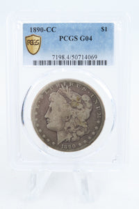 1890-CC PCGS G04 Morgan Dollar Business Strike