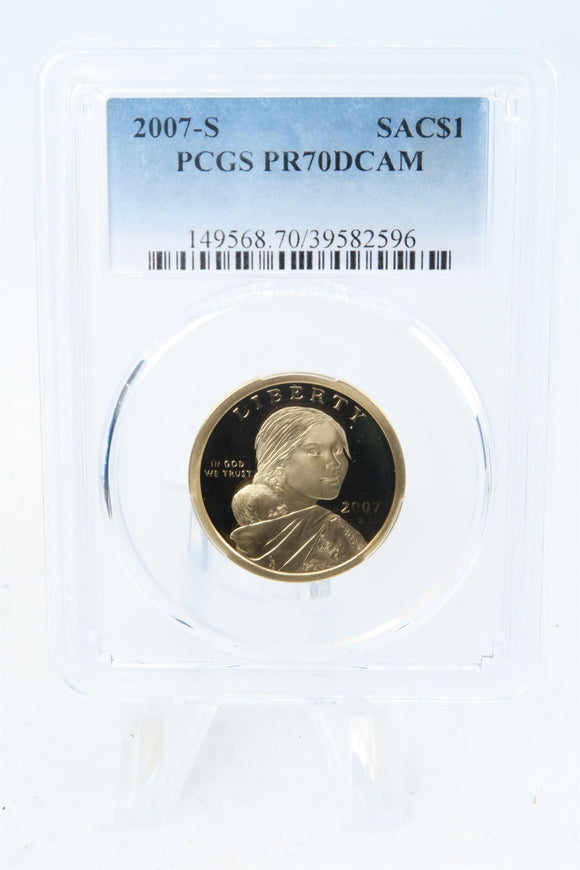 2007-S PCGS PR70DCAM Sacagawea Dollar Proof