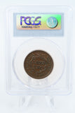 1848-P PCGS AU55BN Braided Hair Cent Business Strike 1C