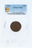 1832-P PCGS VF20BN Classic Head Half Cent Business Strike