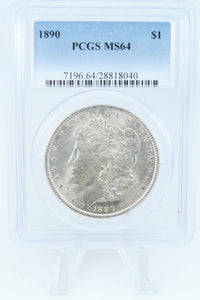 1890-P PCGS MS64 Morgan Dollar Business Strike