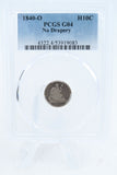 1840-O PCGS G04 No Drapery Liberty Seated Half Dime Business Strike H10C