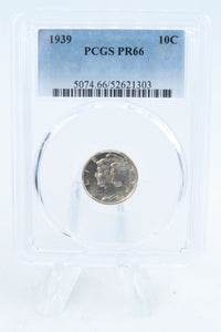 1939-P PCGS PR66 Mercury Dime Proof 10C