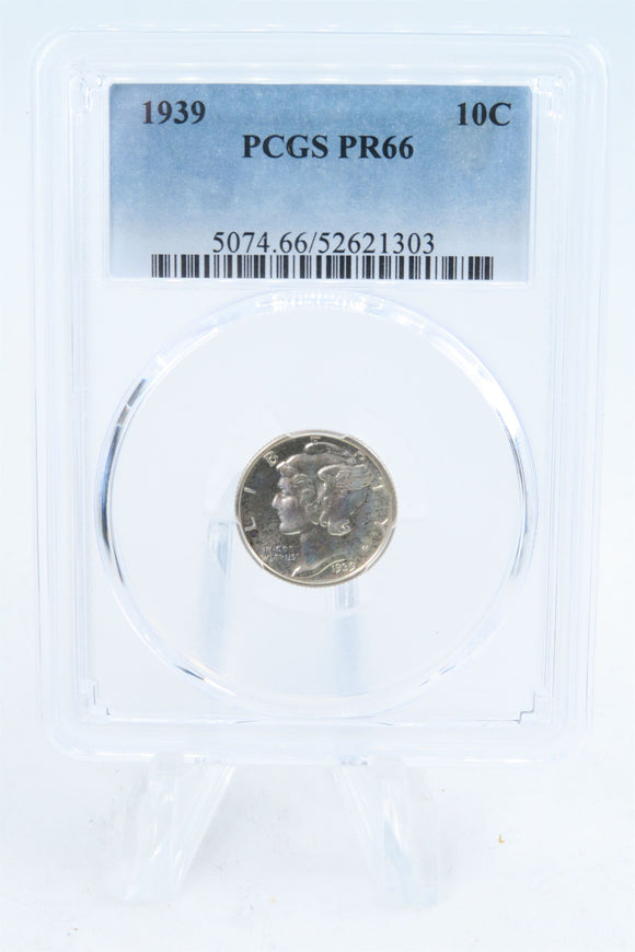 1939-P PCGS PR66 Mercury Dime Proof 10C