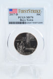 2017-D PCGS MS70 Boys Town Modern Commemorative Half Dollar 50C