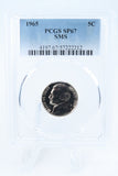 1965-P PCGS SP67 SMS Jefferson Nickel 5C